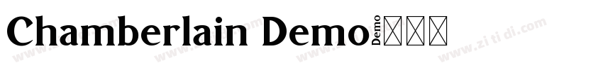 Chamberlain Demo字体转换